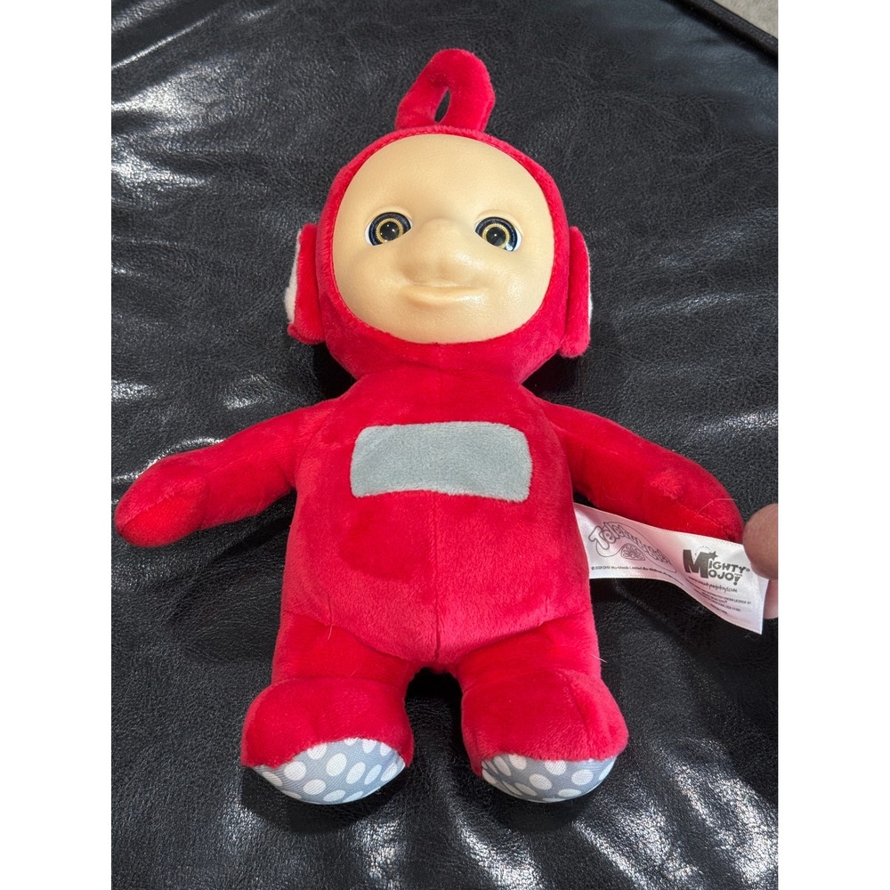 Mighty Mojo‎ Teletubbies Tinky Winky Red Plush Stuffed Toy 10 Inch talks